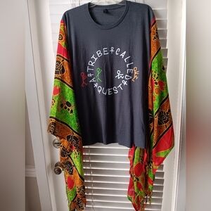 Upcycled Tribe Called Quest Graphic TShirt/Poncho